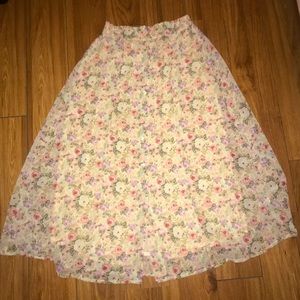 Long Cottage Core Skirt